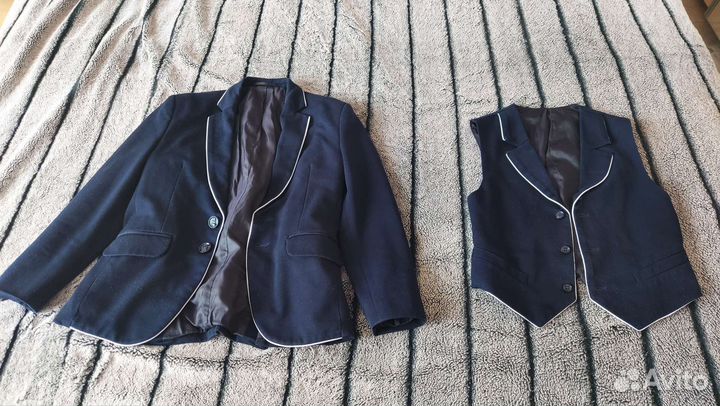 Школьная форма для мальчика синяя рост 134