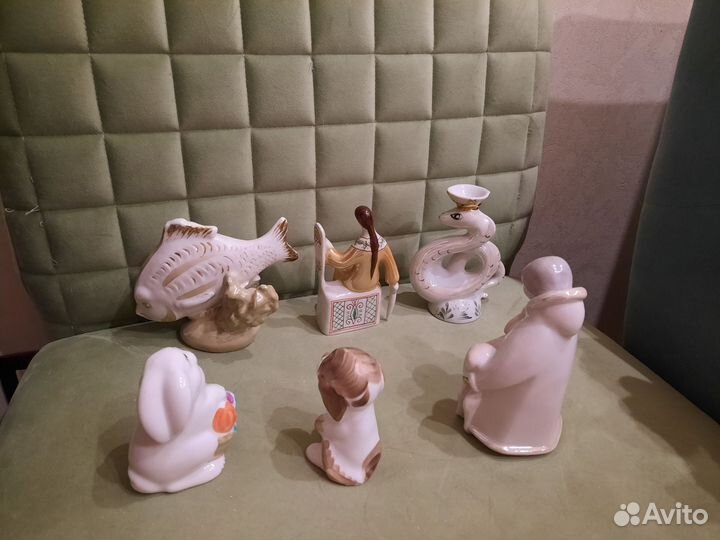 Фарфор СССР статуэтки Дулево Вербилки Бронницы