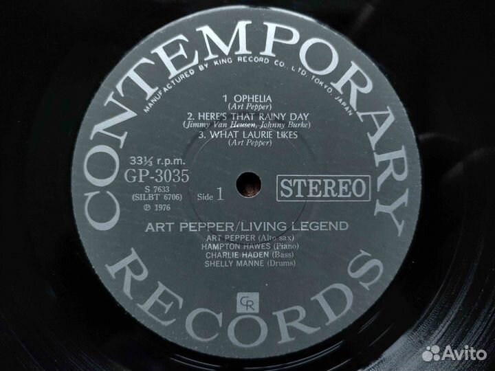 Art Pepper – Living Legend – Japan 1976 v2