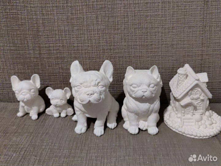 Набор гипсовых фигур