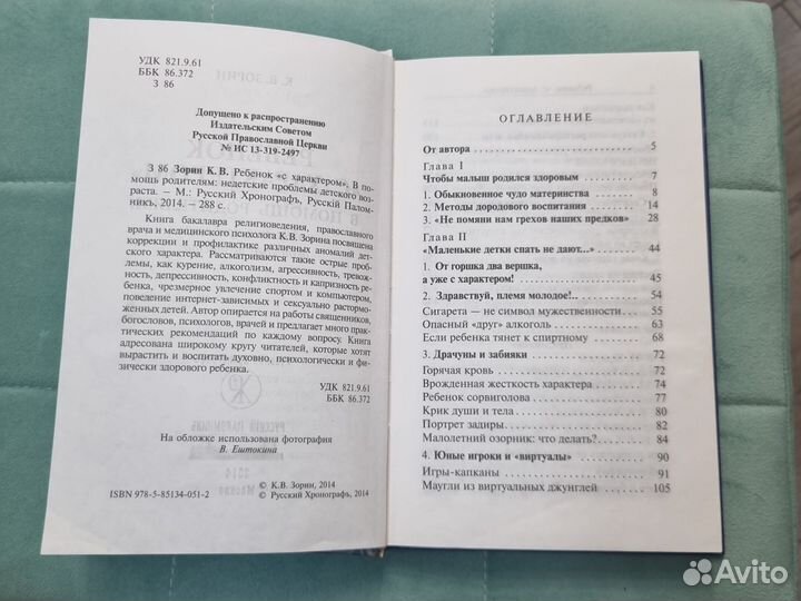 Зорин К.В. Ребёнок с характером