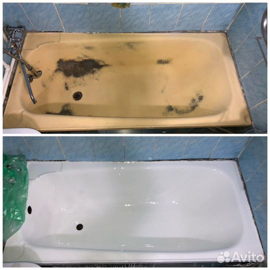 Реставрация ванн жидким акрилом