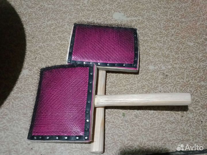 Кардерные чёски для расчёсывания шерсти и пуха