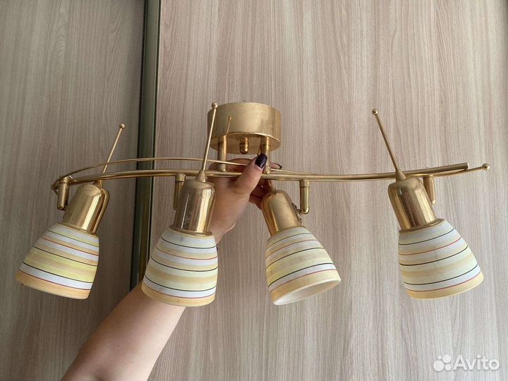 Люстры хрустальные бу