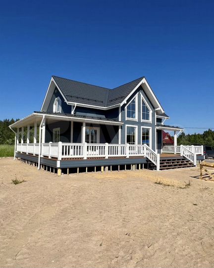 Коттедж 130 м² на участке 7 сот.