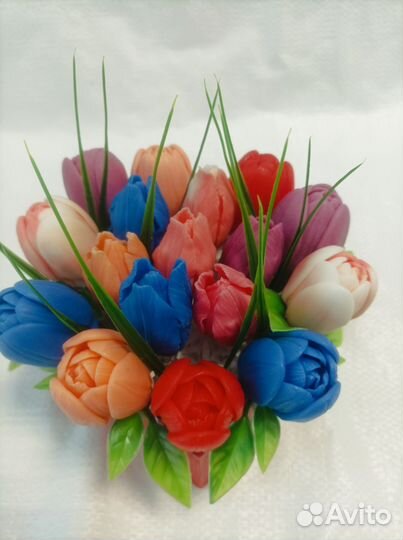 Мыло ручной работы букеты