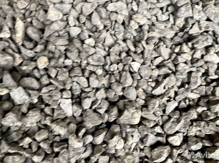 Щебень, Песок