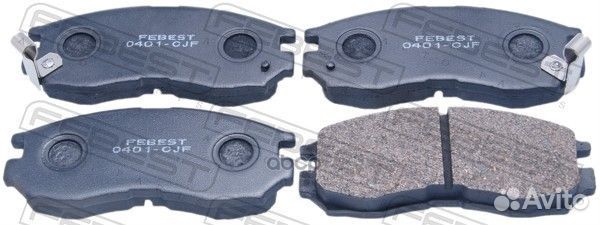 Колодки тормозные передние 0401CJF Febest