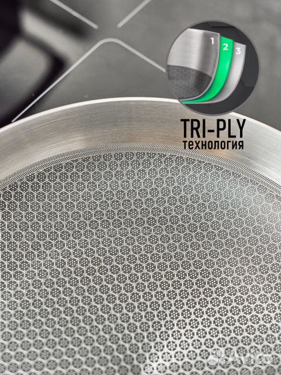 Сковорода, для всех типов плит: 22, 24, 26, 28 см