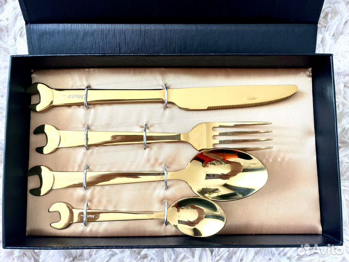 Набор гаечный+ложка,вилка,нож