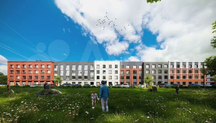 3-к. квартира, 56,2 м², 1/4 эт.