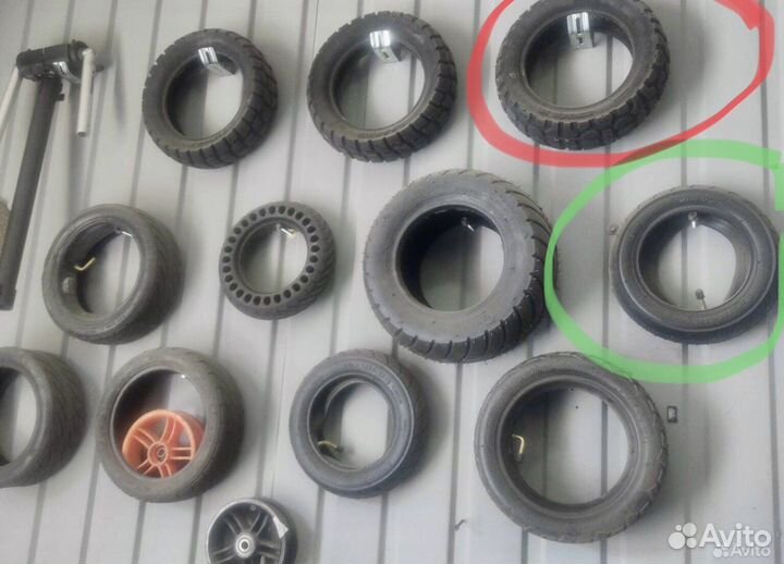 Шины, покрышки, камеры электросамокатов, гироскут