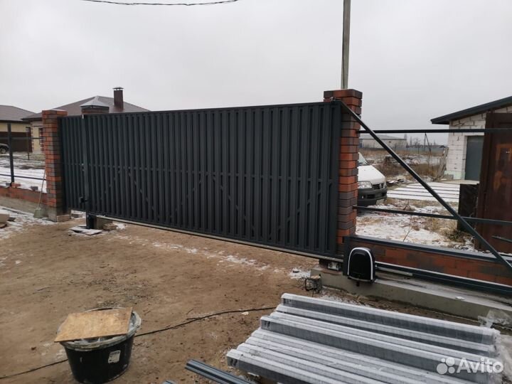 Забор, кровля, навес, ворота. Строим дома под ключ