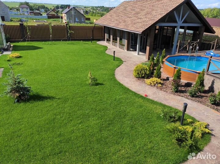 Газон.Посев газона