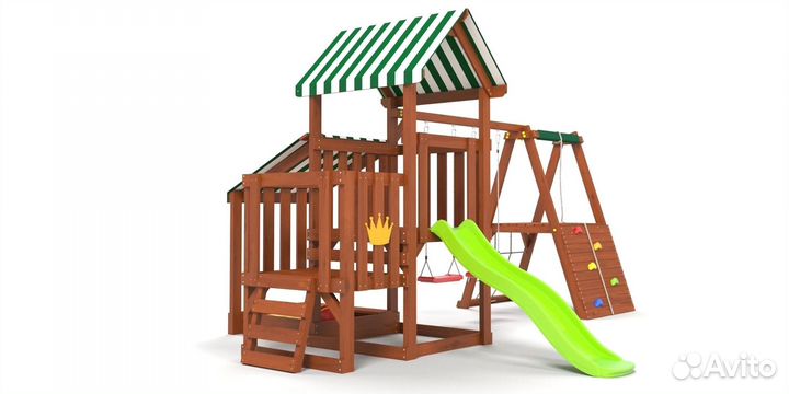 Игровой комплекс уличный качели лодочка доставка