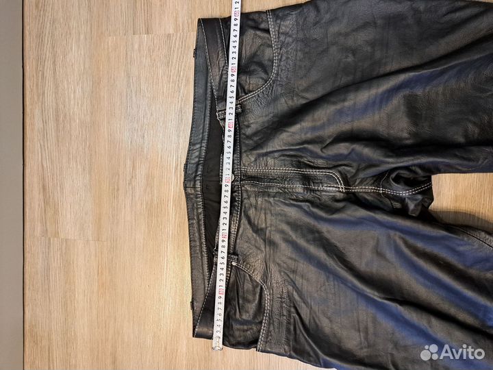 Брюки кожаные