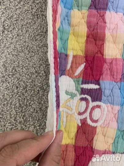 Одеяло детское 96х71 см двухстороннее Новое