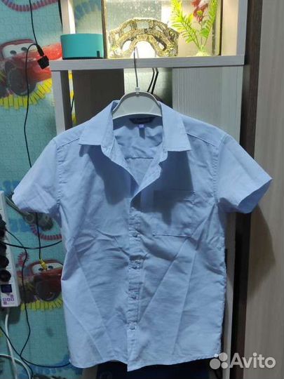 Рубашка, свитер, брюки школьные 122 на мальчика