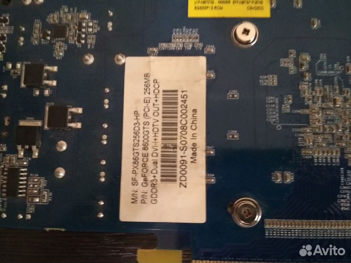 Видеокарта Nvidia GeForce 8600 GTS