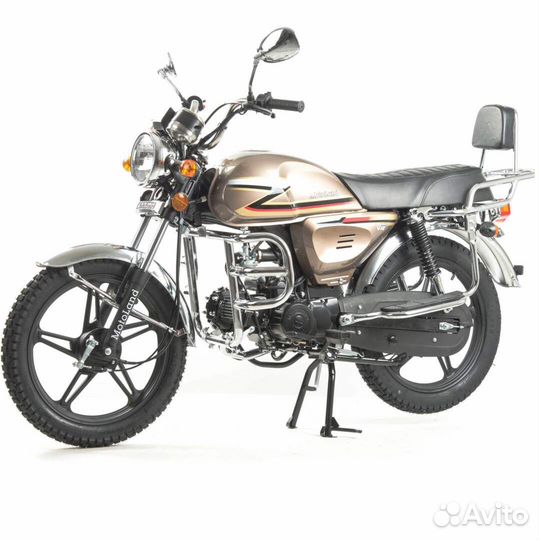 Мопед Motoland Альфа VR 11 коричневый