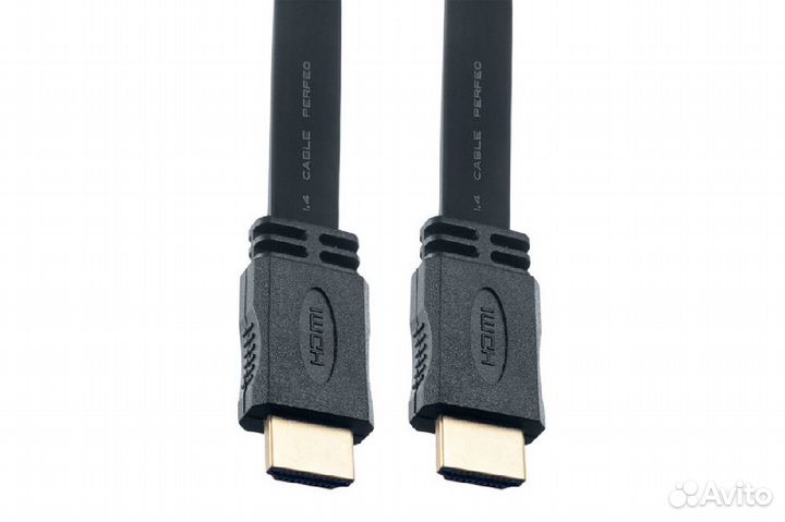 Кабель perfeo hdmi A вилка - hdmi A вилка, плоский