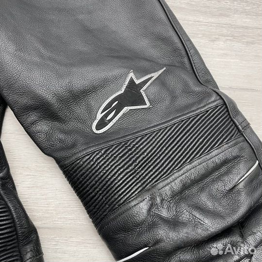 Alpinestars кожаные мотоштаны