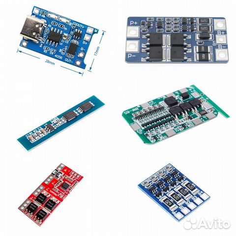 Модуль зарядки 18650 bms для li-ion аккумуляторов