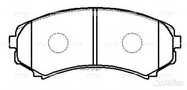 CKM-9 Колодки тормозные дисковые перед GK