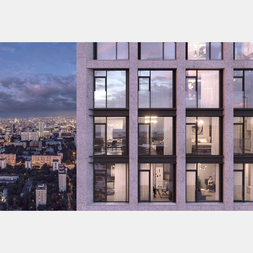 2-к. квартира, 66,7 м², 17/55 эт.