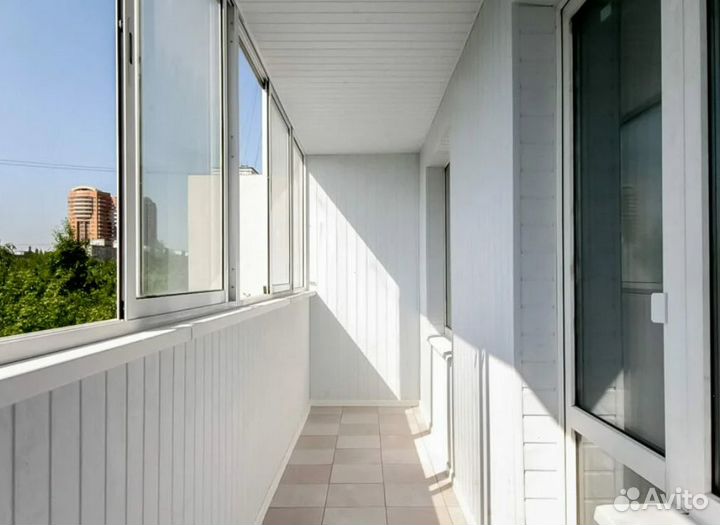 Остекление холодное с обшивкой