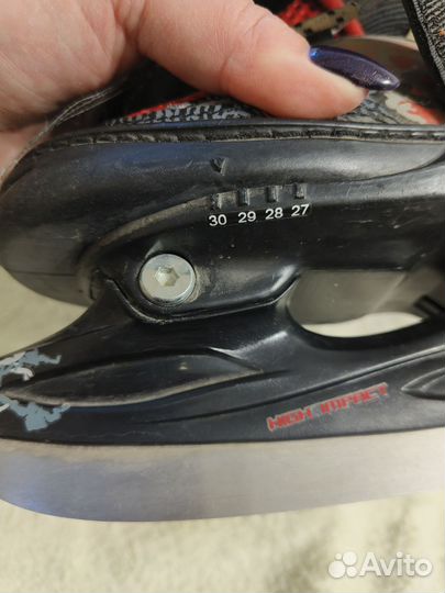 Коньки детские раздвижные