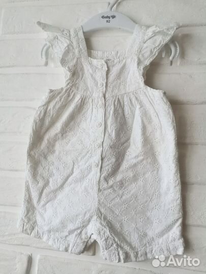 Летний полукомбинезон HM и песочник C&A 74