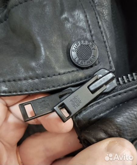 Кожаная куртка SuperDry(Япония)