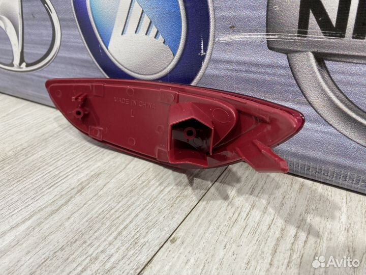 Катафот Отражатель заднего бампера Hyundai solaris