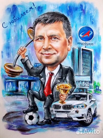 Шаржи и портреты, картины на заказ