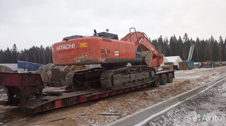 Негабаритные перевозки тралом от 300 км