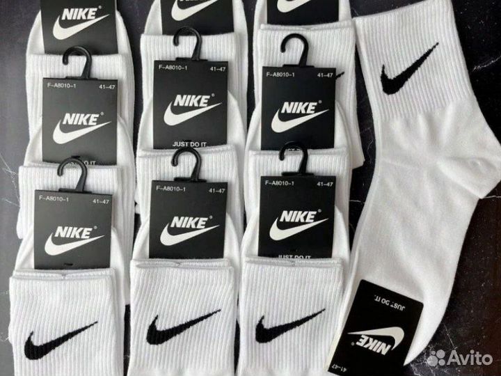 Носки Nike белые длинные