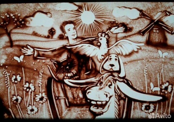 Мыльное и песочное шоу