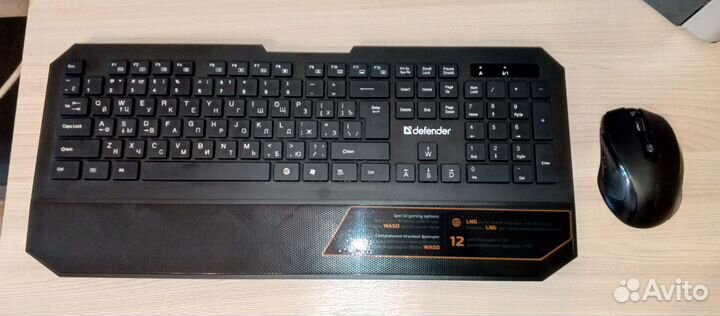 Игровая клавиатура+мышь defender c-925
