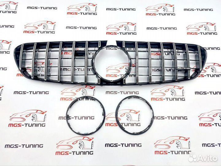 Решетка GT хром для оригинала S63 S-купе C217 рест