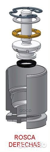 Поршень суппорта с механизмом правый renault