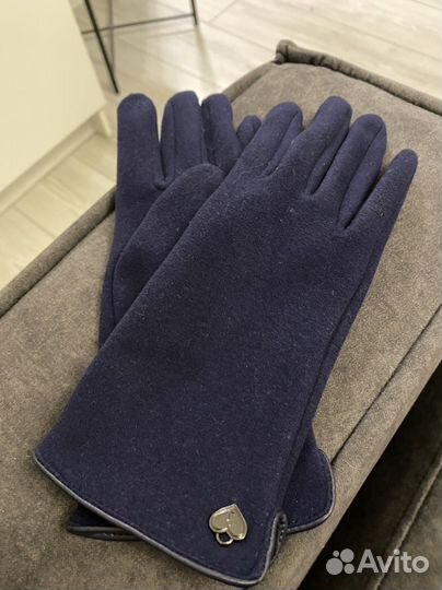 Перчатки женские замшевые