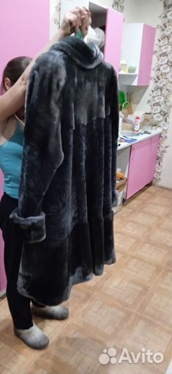 Шуба цигейковая женская