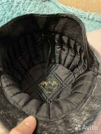 Меховая мужская кепка