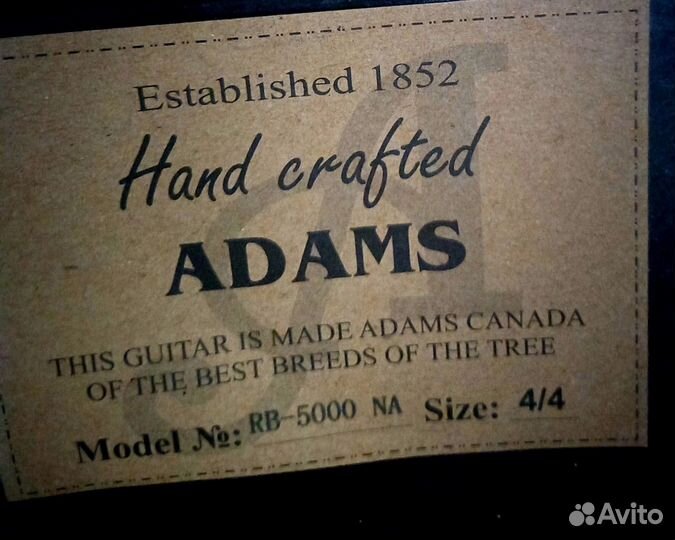 Гитара Adams RB-5000