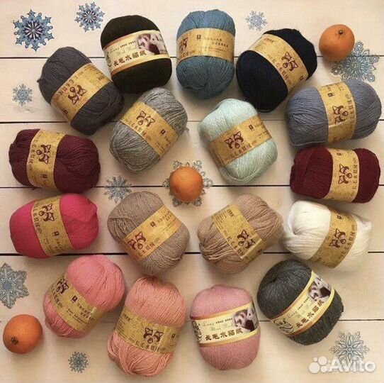 Пряжа из пуха норки