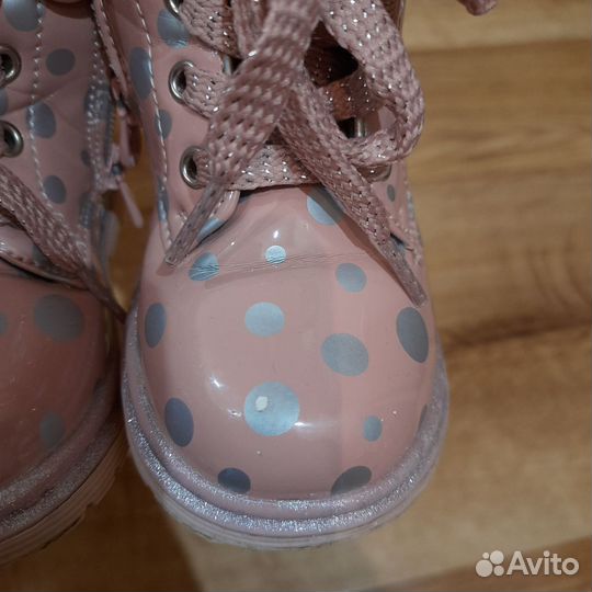 Ботинки осенние для девочки 22 размер