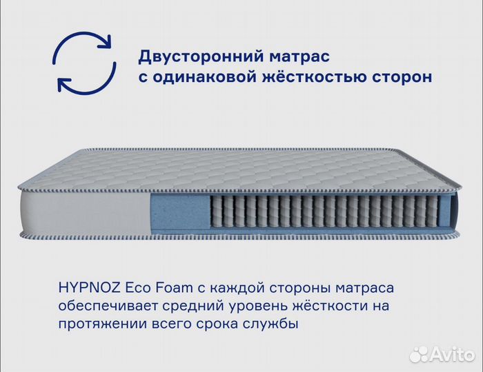 Матрас hypnoz Spring Luxe 80х200