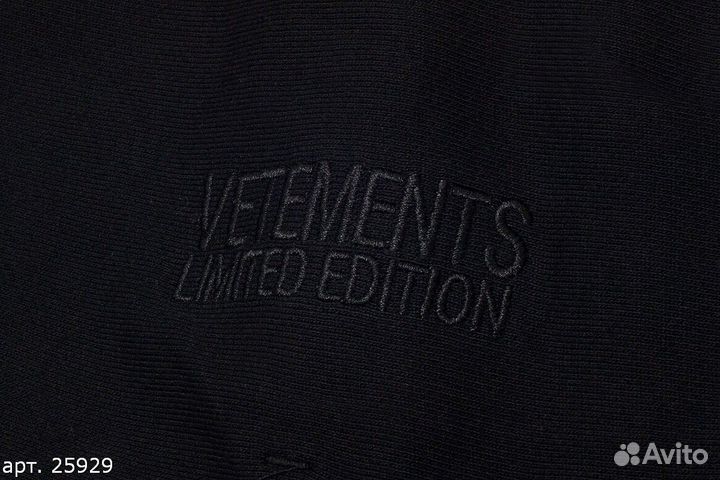 Худи Vetements Черное