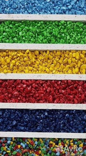 Цветная щебенка